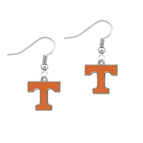 T Logo Dangle Earrings