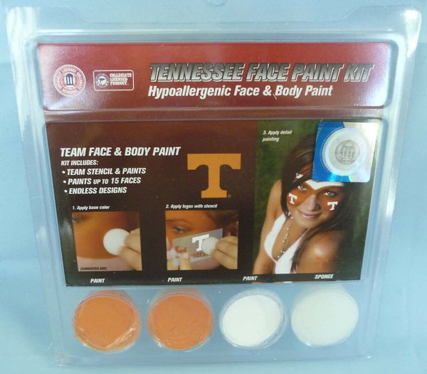 Tennessee Vols Stencil and Face Paint Kit